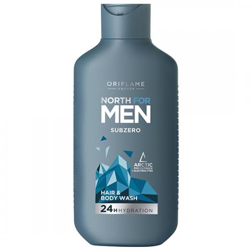 Oriflame North For Men Subzero Hair Body Wash Żel do mycia ciała i