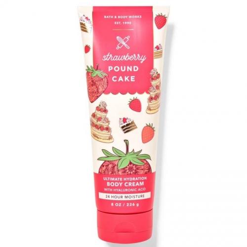 Bath Body Works Strawberry Pound Cake Body Cream Ultimate Hydration