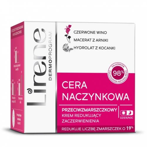 Lirene Dermoprogram Cera Naczynkowa Przeciwzmarszczkowy Krem