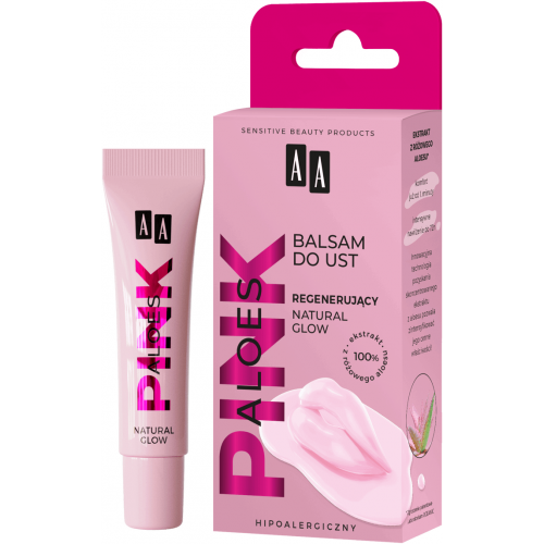 AA Pink Aloes Regenerujący balsam do ust Natural Glow cena