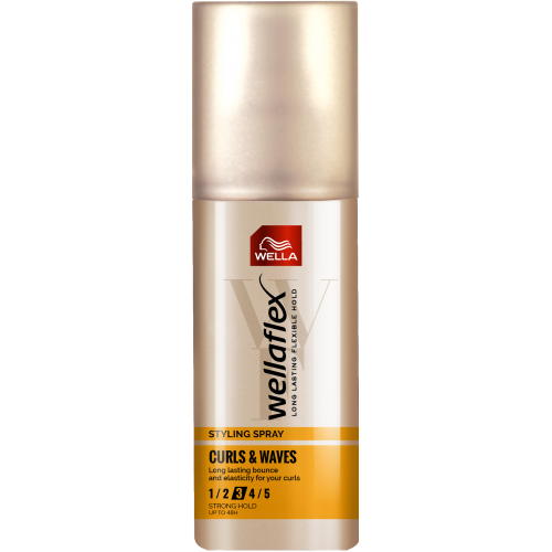 Wella Wellaflex Curls Waves Styling Spray Spray mocno utrwalający