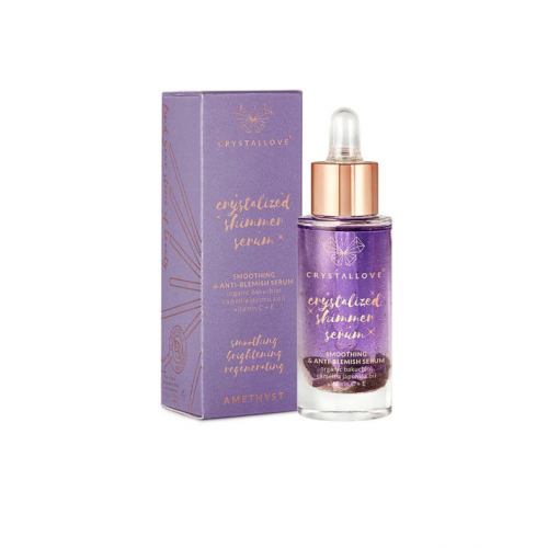 CrystalLove Amethyst Shimmer Serum Serum Do Twarzy Z Ametystem