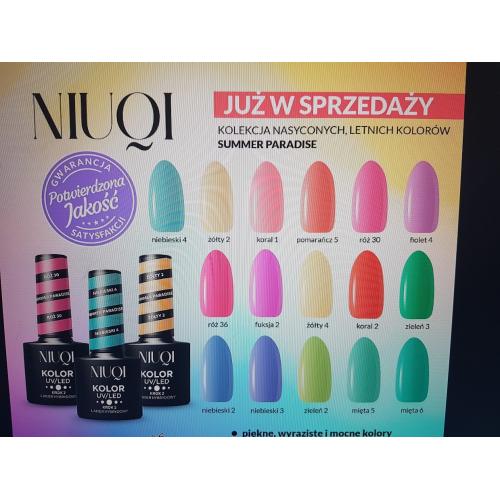 Niuqi Summer Paradise Uv Led Polish Hybrydowy Lakier Do Paznokci