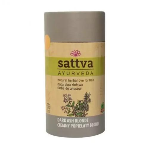 Sattva Ayurveda Natural Herbal Dye For Hair Henna Dark Ash Blonde