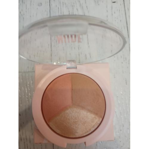 Golden Rose Nude Look Baked Trio Face Powder Wypiekane Pudry Do