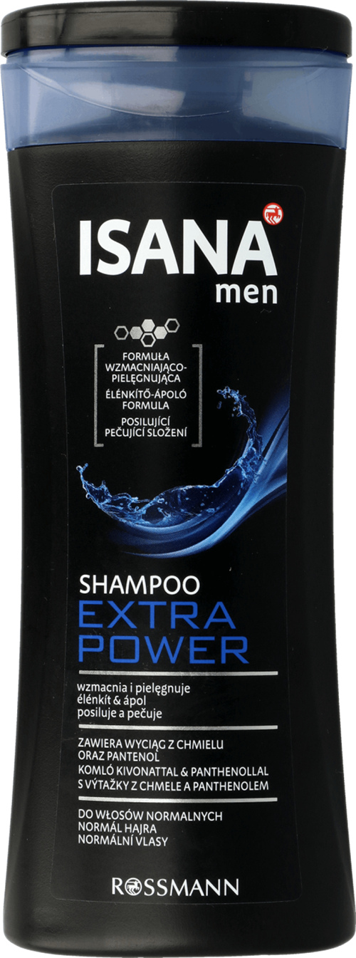 Isana Men Extra Power Shampoo Szampon do włosów dla mężczyzn cena