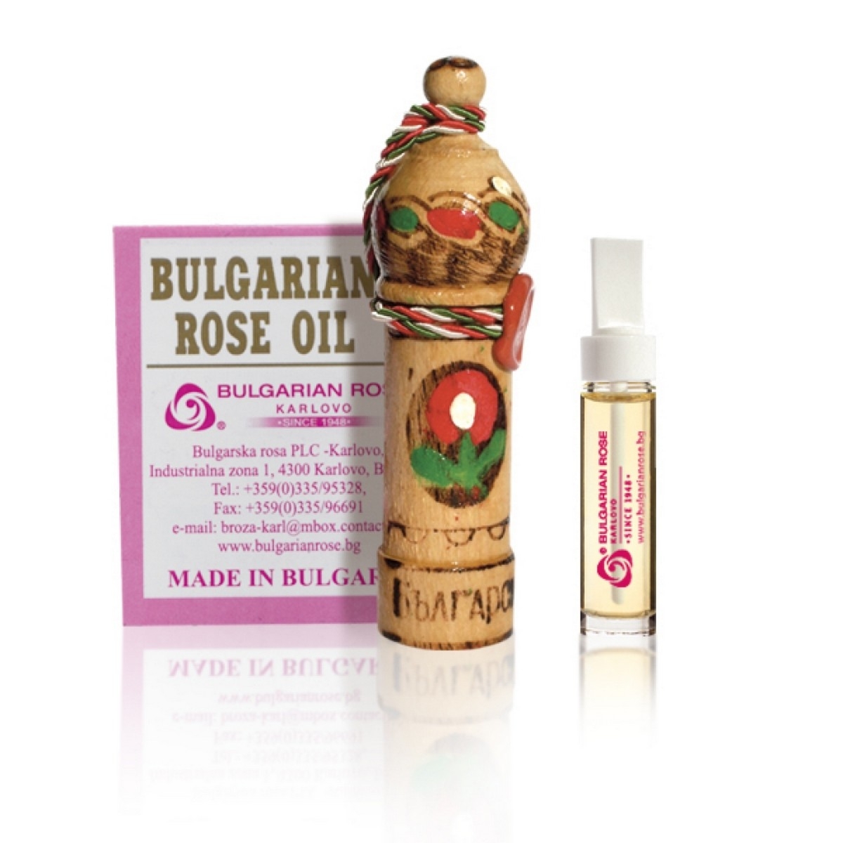 Bulgarian Rose Karlovo 100 Natural Rose Oil Olejek z bułgarskiej