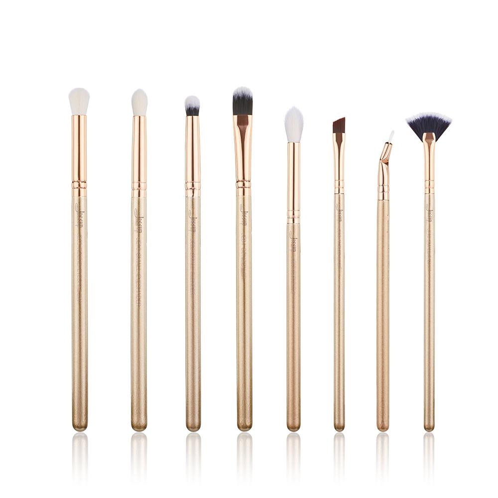 Jessup T427 Golden Rose Gold Brushes Set Zestaw 8 pędzli do makijażu