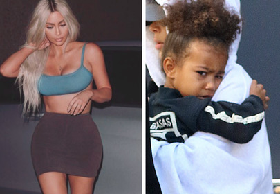 Kim Kardashian North West Kim Kardashian North West