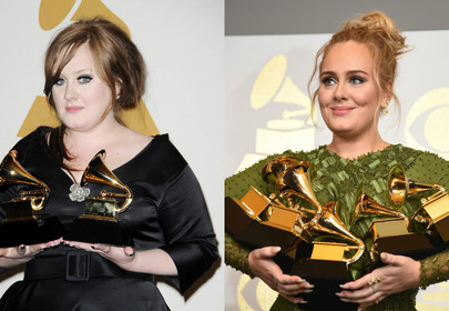 Metamorfoza Adele w odchudzaniu, wokalistka w 2009 roku i w 2017 roku Metamorfoza Adele w odchudzaniu, wokalistka w 2009 roku i w 2017 roku