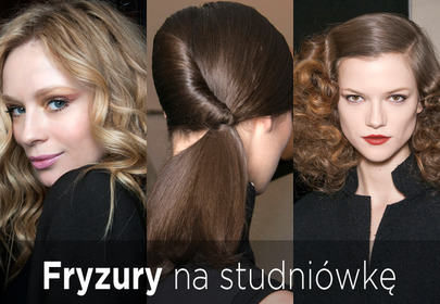 Najładniejsze fryzury na studniówkę Najładniejsze fryzury na studniówkę