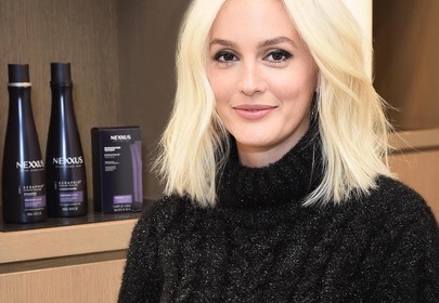 Leighton Meester platynowy blond Leighton Meester platynowy blond