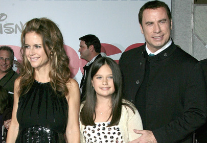 John Travolta z rodziną John Travolta z rodziną