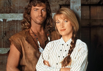 Joe Lando i Jane Seymour jako Byron Sully i dr Quinn Joe Lando i Jane Seymour jako Byron Sully i dr Quinn