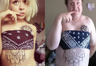 Ojciec parodiuje selfie swojej córki Ojciec parodiuje selfie swojej córki