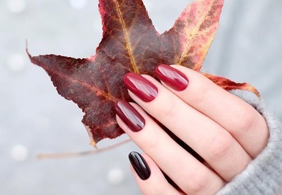 jesienny manicure jesienny manicure