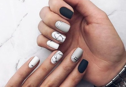 manicure marmurkowy manicure marmurkowy