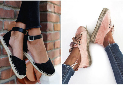 espadryle lato 2017 różowe wiązane espadryle lato 2017 różowe wiązane