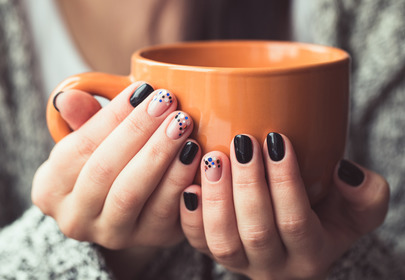 jesienny manicure jesienny manicure