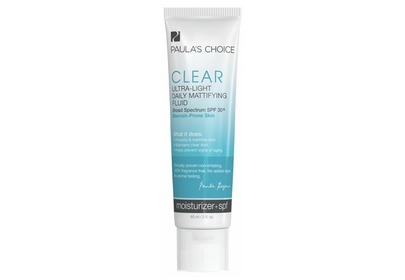 Clear Ultra-Light Daily Mattifying Fluid SPF 30+ Paula's Choice Clear Ultra-Light Daily Mattifying Fluid SPF 30+ Paula's Choice