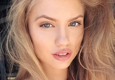 piękna blondynka selfie piękna blondynka selfie