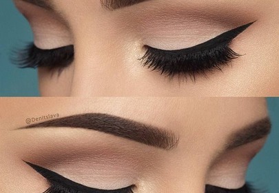 kreska na powiece namalowana eyelinerem kreska na powiece namalowana eyelinerem
