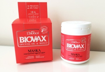 Maska intensywnie regenerująca Biovax Opuntia Oil & Mango Maska intensywnie regenerująca Biovax Opuntia Oil & Mango