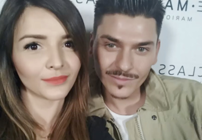 Mario Dedivanovic na warsztatach w Londynie stoi ze śliczną brunetką Mario Dedivanovic na warsztatach w Londynie stoi ze śliczną brunetką
