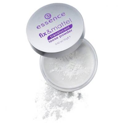 Essence, Fix & Matte Translucent Loose Powder (Transparentny sypki puder  utrwalający) - cena, opinie, recenzja | KWC
