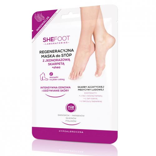 Shefoot, Regeneracyjna maska do stóp z jednorazową skarpetą