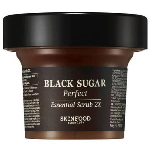 SkinFood, Black Sugar, Perfect Essential Scrub Peeling (Scrub złuszczająco-rozjasniający)