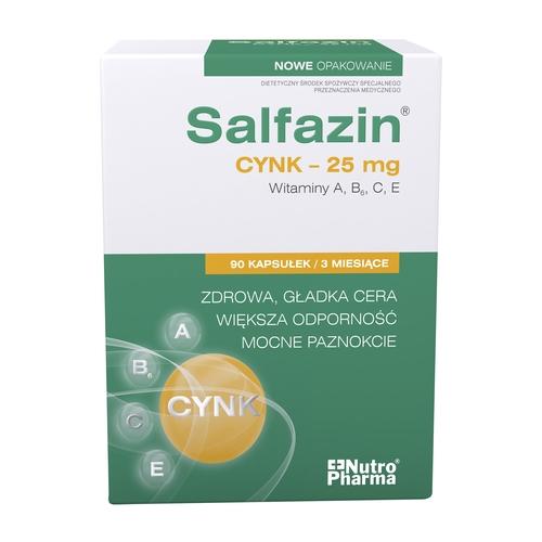 NutroPharma, Salfazin (Cynk 25 mg + witaminy)
