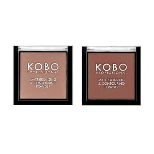 Kobo Professional, Matt Bronzing & Contouring Powder (Puder do konturowania twarzy)