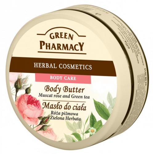 Green Pharmacy, Masło do ciała `Róża piżmowa i zielona herbata`