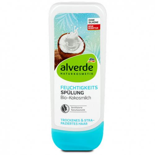 Alverde, Feuchtigkeits Spülung Bio-Kokosmilch (Odżywka nawilżająca z mleczkiem kokosowym)