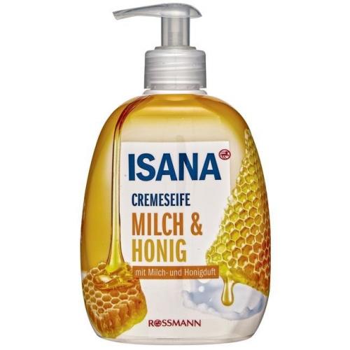 Isana, Milch & Honig, Creme Seife (Mydło w płynie `Mleko i miód`)