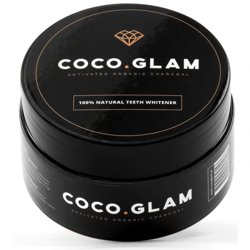 Coco Glam, 100% naturalny środek do wybielania zębów