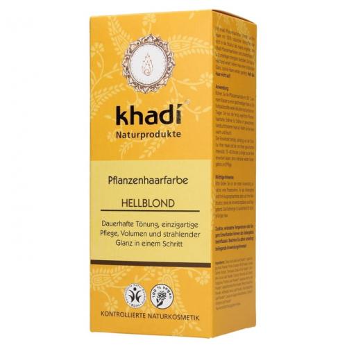 Khadi, Herbal Hair Colour, Light Blond (Ziołowa farba do koloryzacji włosów `Jasny blond`)