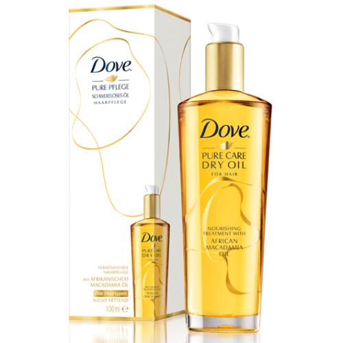 Dove, Pure Care Dry Oil (Odżywczy olejek do włosów dojrzałych)