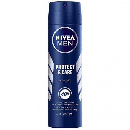 Nivea, Men, Protect & Care, Antiperspirant 48 H (Antyperspirant w sprayu dla mężczyzn)