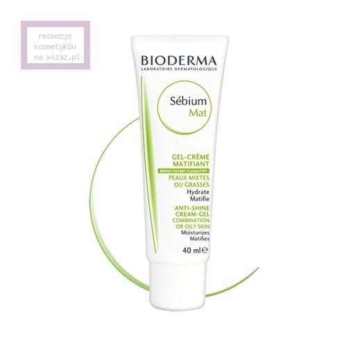 Bioderma, Sebium Mat, Anti - Shine Cream - Gel (Krem matujący dla skóry tłustej i mieszanej)