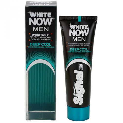 Signal, White Now Men, Deep Cool Toothpaste (Wybielająca pasta do zębów dla mężczyzn)