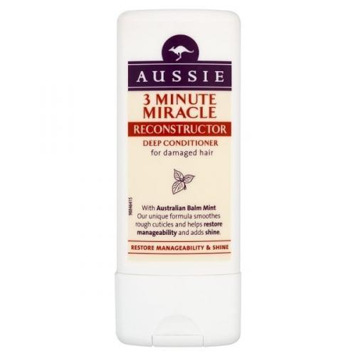 Aussie, 3 Minute Miracle Reconstructor, Deep Conditioner for Damaged Hair (Intensywniej odżywiająca 3 - minutowa maseczka do włosów)