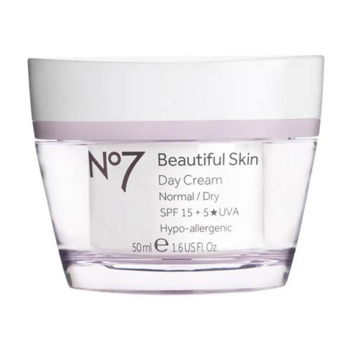 No7, Beautiful Skin Day Cream SPF15 for Normal / Dry Skin (Krem na dzień dla skóry normalnej i suchej)
