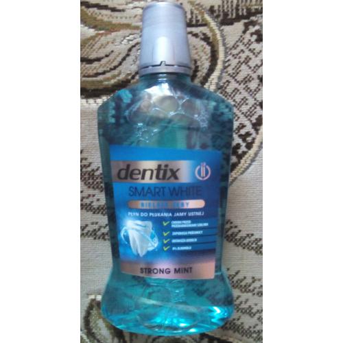 Dentix, Smart White, Płyn do płukania jamy ustnej `Bielsze zęby`