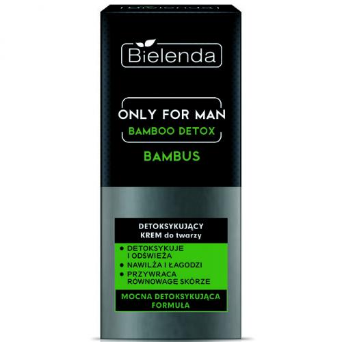 Bielenda, Only For Man, Bamboo Detox, Detoksykujący krem do twarzy