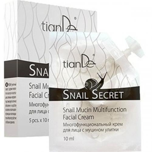 TianDe, Snail Secret, SNail Mucin Multifunction Facial Cream (Wielofunkcyjny krem do twarzy z mucyną ślimaka)