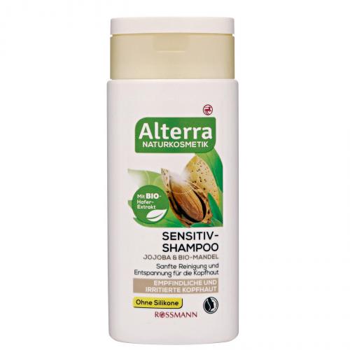 Alterra, Sensitiv - Shampoo Mandel & Jojoba (Łagodny szampon dla wrażliwej i podrażnionej skóry głowy `Migdały i jojoba`)