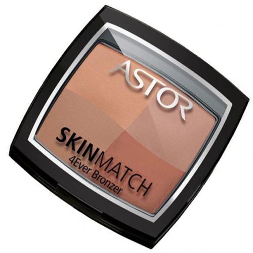 Astor, Skin Match, 4Ever Bronzer (Puder brązujący do twarzy)