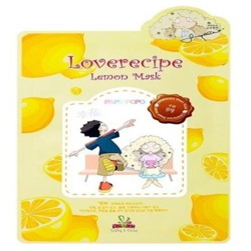 Love Recipe, Sally's Box, Lemon Mask (Celulozowa maska w płacie `Cytryna`)
